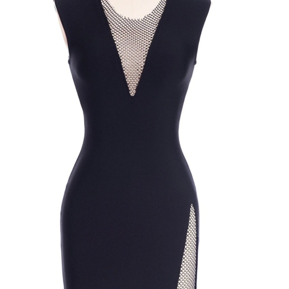 Bella Barnett - Aaliyah Mesh BodyCon Mini Dress - Picture 3 of 13